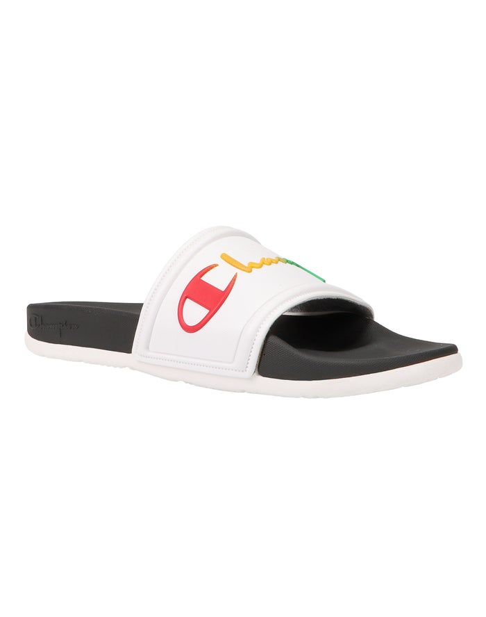 Champion Womens Slides NZ - Ipo Squish White ( 1207-EFICD )